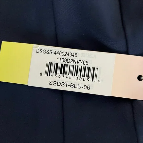 NEW Summersalt Sidestroke One Piece Swimsuit Deep Navy Womens Size 6 - Picture 5 of 9